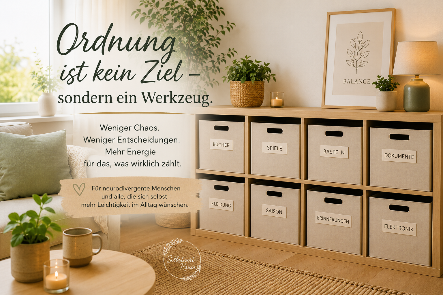 Ordnung ist kein Ziel – sondern ein Werkzeug
